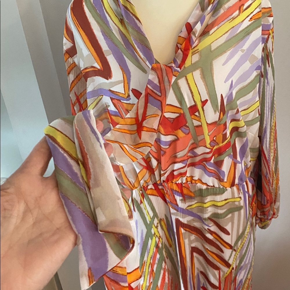 New York & Co. XL. NWT colorful dress - Picture 3 of 11